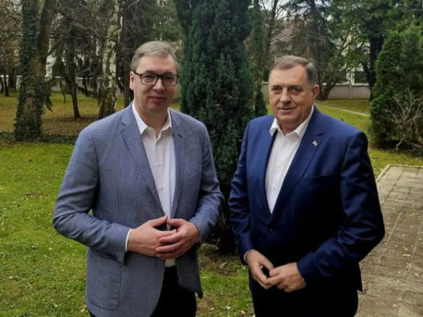 Važan sastanak Vučića, Dodika i patrijarha srpskog Porfirija