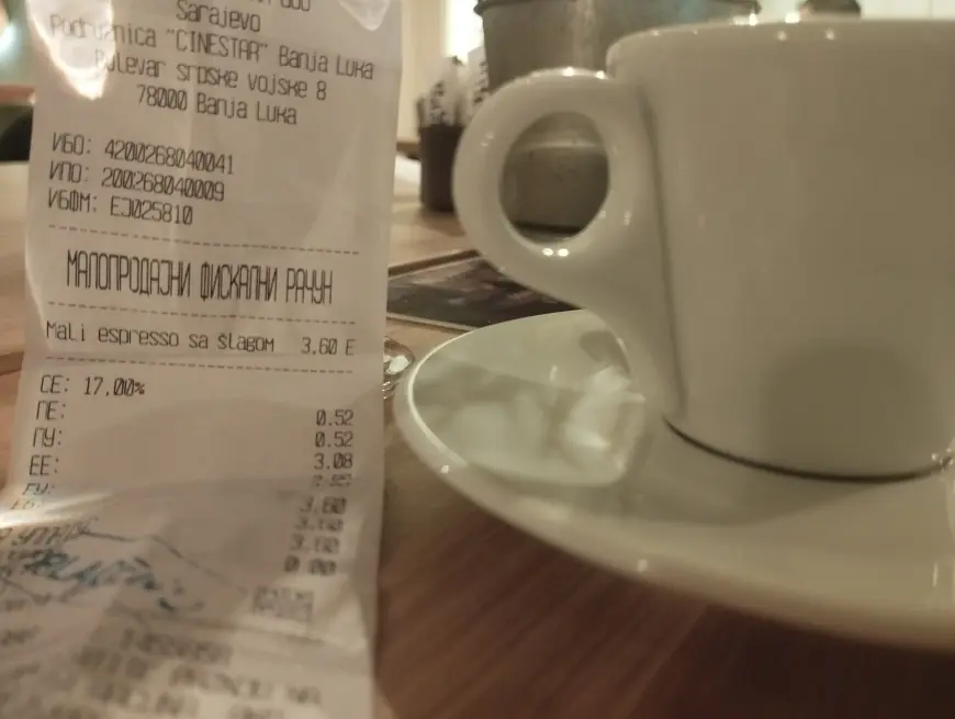 Novo poskupljenje: Cijena kafe u pojedinim kafićima u Banjaluci 3,5 KM
