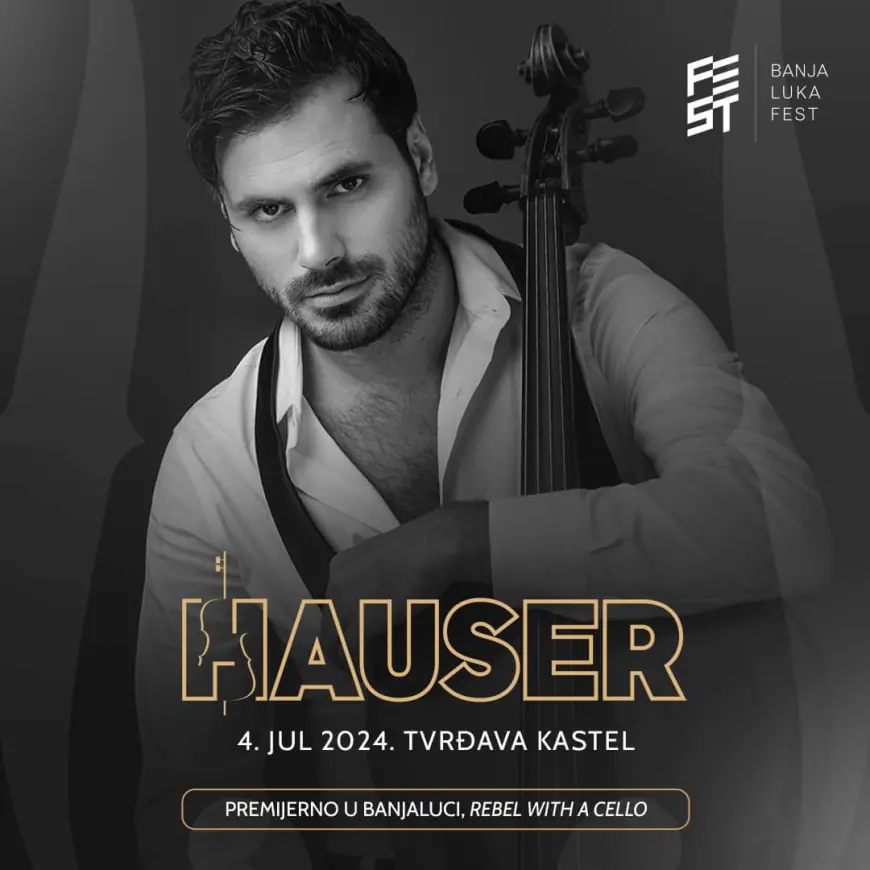 Stjepan Hauser otvara Banja Luka Fest večerašnjim koncertom u Banja Luci