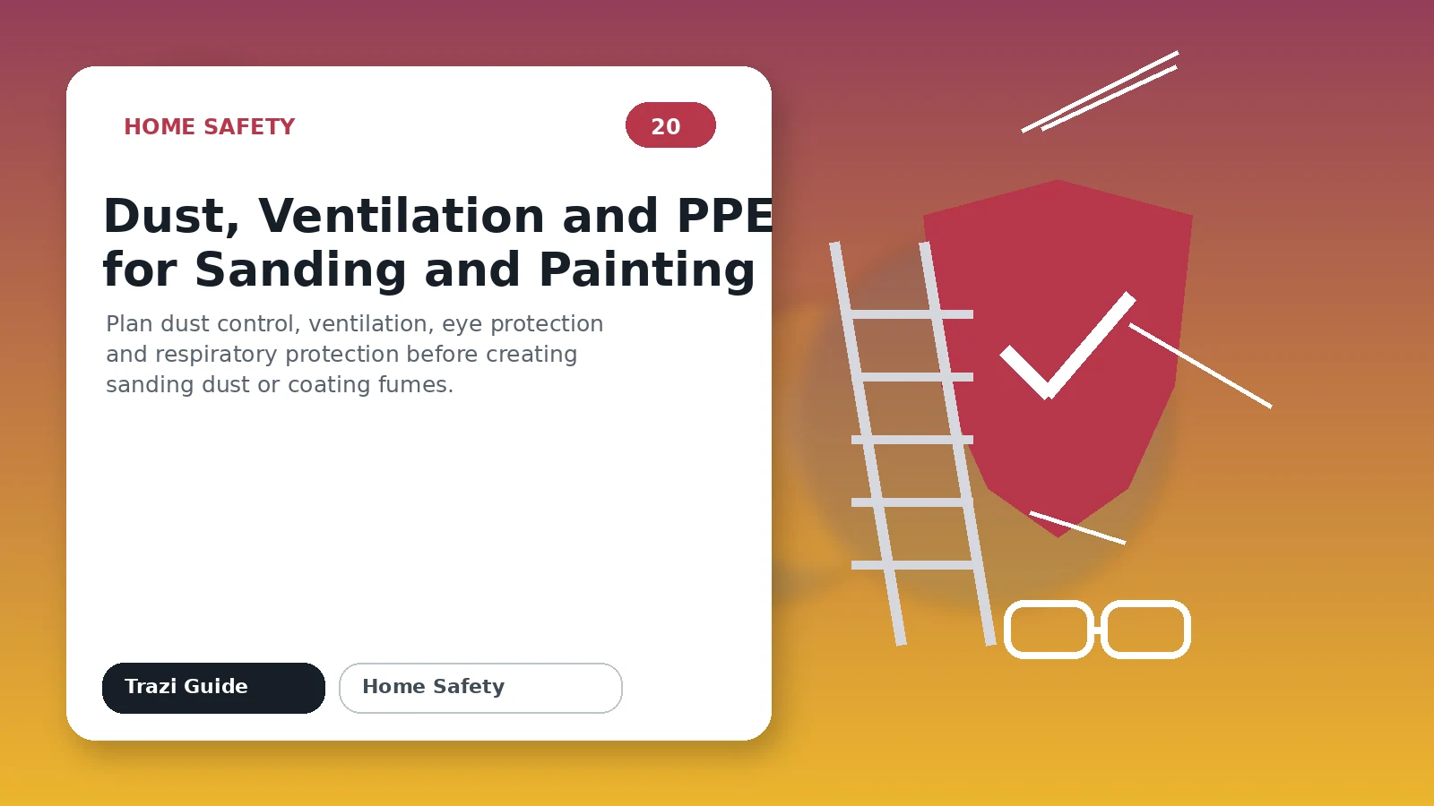 Dust, Ventilation and PPE for Sanding and Painting featured image