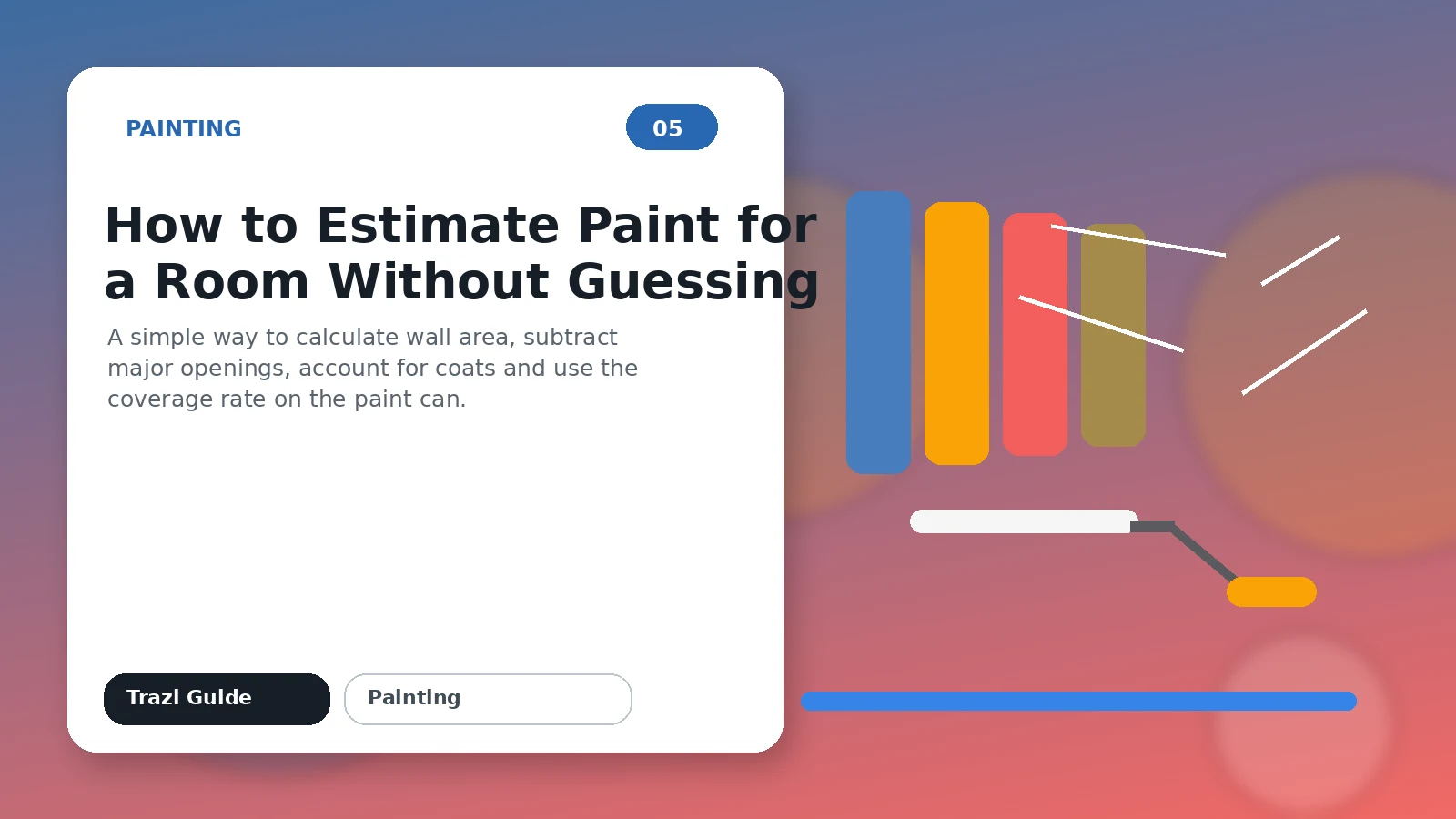 How to Estimate Paint for a Room Without Guessing featured image
