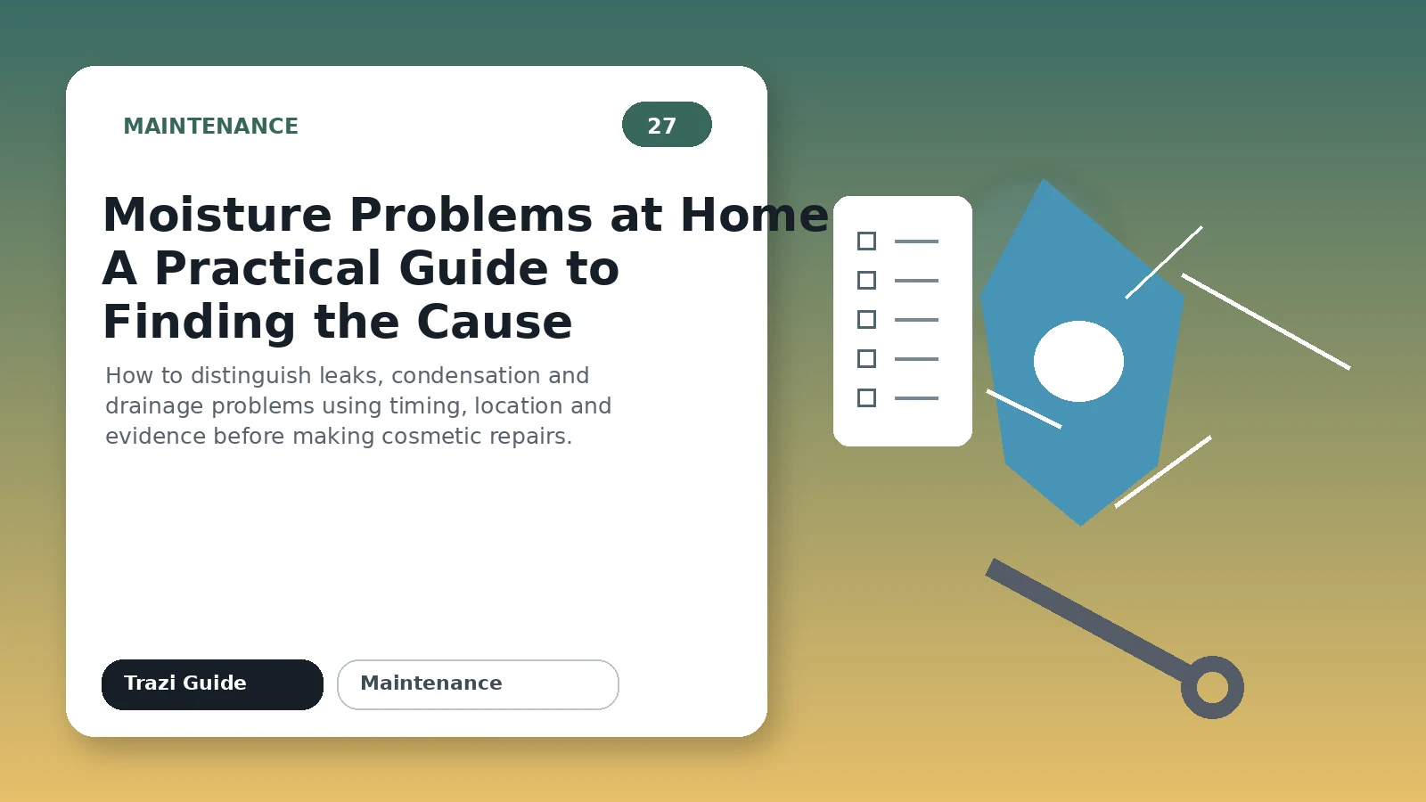 Moisture Problems at Home: A Practical Guide to Finding the Cause featured image