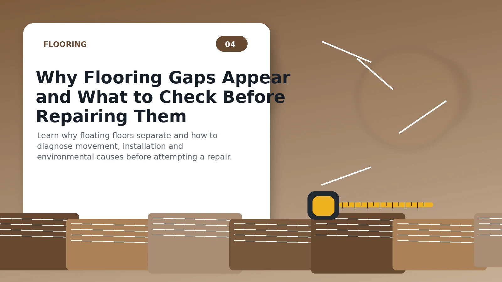 Why Flooring Gaps Appear and What to Check Before Repairing Them featured image
